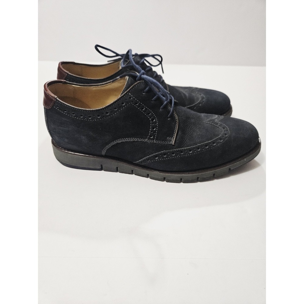 Johnston Murphy J&M 27-2237 Blue Oxford Sheep Skin Casual Shoes Men's Size 10.5M - Picture 4 of 10